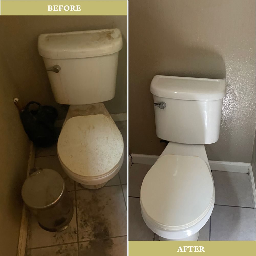 Before / after — deep clean transformation